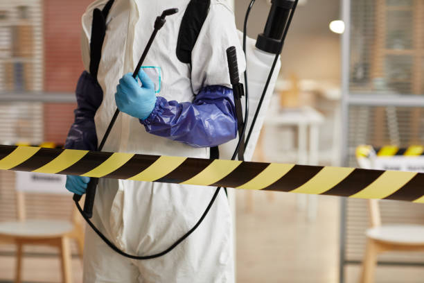 Professional Biohazard Cleanup technician working in Waldorf, MD